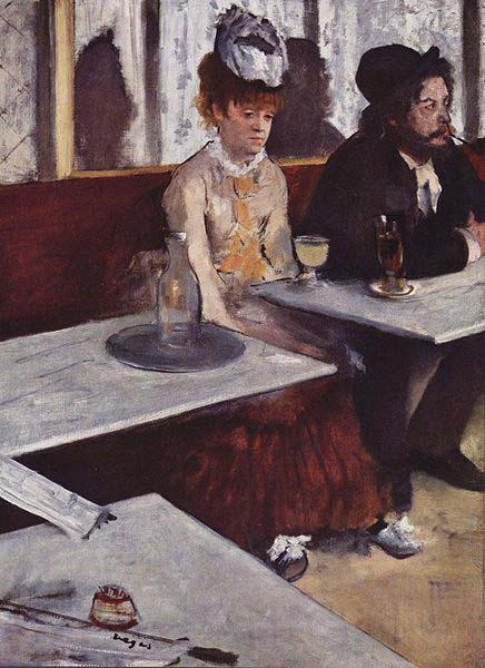 Edgar Degas LAbsinthe Norge oil painting art